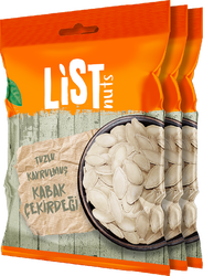 List Nuts Kavrulmuş Kabak Çekirdeği 3 x 90 g - Thumbnail