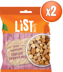 List Nuts Kavrulmuş Karışık Kuruyemiş 2 x 150 g - Thumbnail