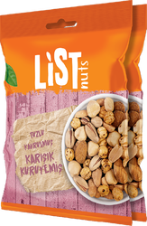 List Nuts Kavrulmuş Karışık Kuruyemiş 2 x 150 g - Thumbnail