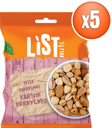 List Nuts Kavrulmuş Karışık Kuruyemiş 5 x 150 g - Thumbnail