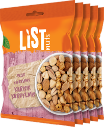 List Nuts Kavrulmuş Karışık Kuruyemiş 5 x 150 g - Thumbnail