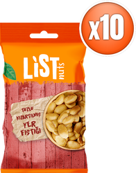 List Nuts Kızarmış Yer Fıstığı 10 x 40 g - Thumbnail