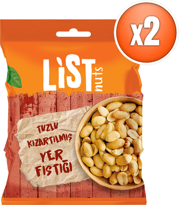 List Nuts Kızarmış Yer Fıstığı 2 x 150 g