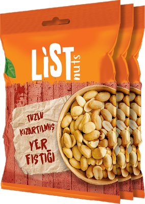 List Nuts Kızarmış Yer Fıstığı 3 x 150 g