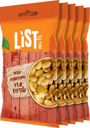 List Nuts Kızarmış Yer Fıstığı 5 x 40 g - Thumbnail