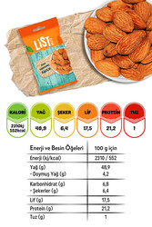 List Nuts Tuzlu Kavrulmuş Badem 10 x 40 g - Thumbnail