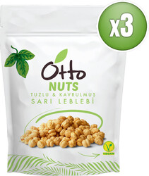 Vegan Tuzlu Sarı Leblebi 3 x 150 g - Thumbnail