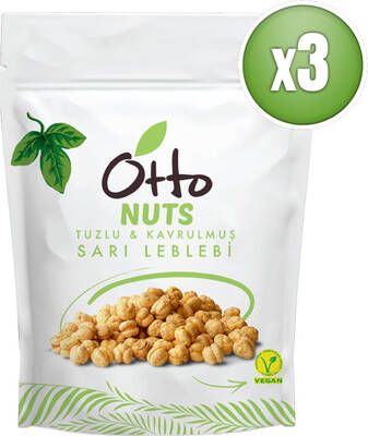 Vegan Tuzlu Sarı Leblebi 3 x 150 g